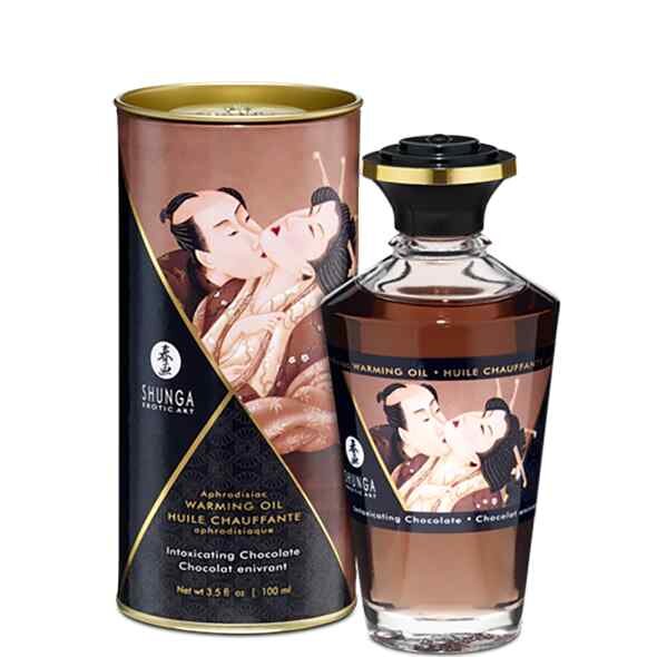 Shunga Aphrodisiac Warming Oil Chocolate 100 ml