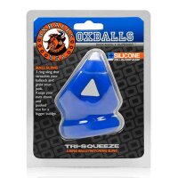 Oxballs Tri-Squeeze Cocksling & Ballstretcher Cobalt Ice