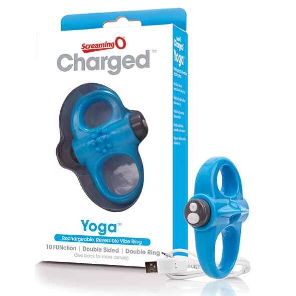 The Screaming O Charged Yoga Vibe Ring Blue
