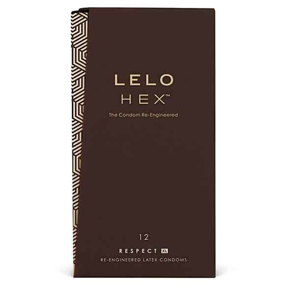 Lelo HEX Condoms Respect XL 12 Pack