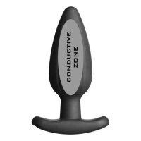 ElectraStim - Silicone Noir Rocker Butt Plug Large