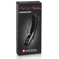 Mystim Tingling Aparte eStim Vibrator Black