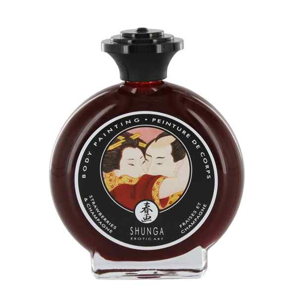 Shunga - Bodypainting Strawberries & Champagne 100 ml