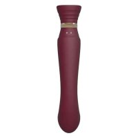 Zalo Queen Set G-Spot Pulsewave Vibrator Wine Red