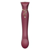 Zalo Queen Set G-Spot Pulsewave Vibrator Wine Red