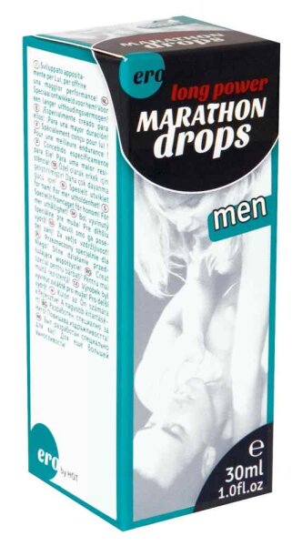 HOT Long Power Marathon Drops f&uuml;r M&auml;nner - 30 ml Tropfen