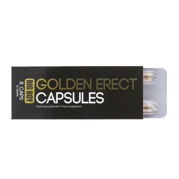 Eros - Big Boy Golden Erect - 8 Kapseln