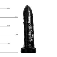 Hung System Uncut Black Dildo