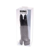 Hung System Uncut Black Dildo 26 cm