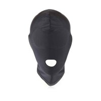 Black BDSM Hood Mouth Only