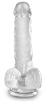 King Cock - Clear Cock with Balls 18cm