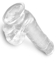 King Cock - Clear Cock with Balls 18cm
