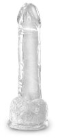 King Cock - Clear Cock with Balls 20.5cm