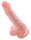 King Cock - Dildo with Balls Flesh 15 cm