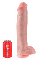 King Cock - with Balls Flesh 38 cm