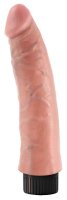 King Cock 7" Vibrating Cock Flesh