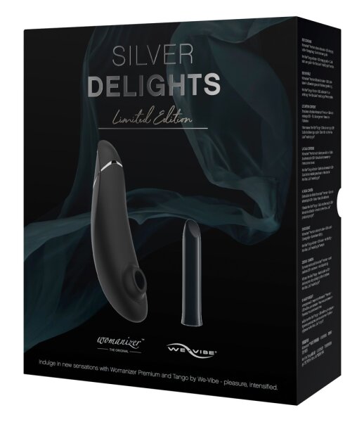 Womanizer Silver Delights Collection Clitoral Pressure Wave Stimulator & Vibrator
