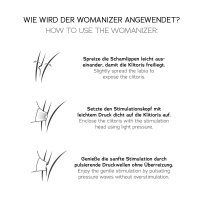 Womanizer Silver Delights Collection Clitoral Pressure Wave Stimulator & Vibrator