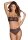 Venise Embroidery Bra & G-String Set Aubergine L