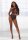 Lace Halter Teddy Aubergine One Size