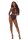 Lace Halter Teddy Aubergine One Size
