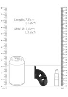 Model 13 - Chastity - 2.5" - Cock Cage - Black