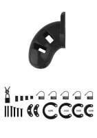 Model 13 - Chastity - 2.5" - Cock Cage - Black