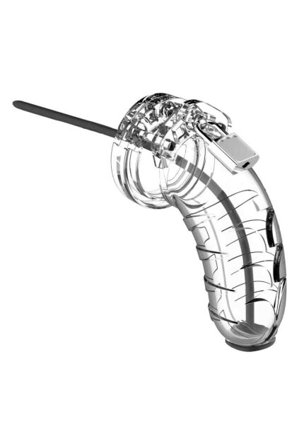 Model 16 - Chastity - 4.5" - Cock Cage mit Urethal - Transparent
