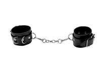 Ouch! - Leder Handschellen - schwarz - Bondage Toys - Fetish