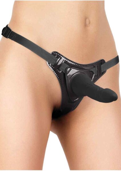 Ouch! - Pleasure Strap-On - schwarz - Dildo - Fetish