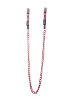 Adjustable Nippel Handschellen - Red