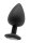 Extra Large Diamond Butt Plug - Black