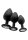 Extra Large Diamond Butt Plug - Black