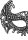 Empress Black Lace Mask  - Black
