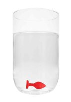 Diamond Heart Butt Plug - Regular - Red