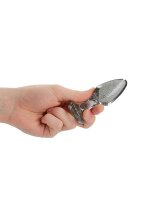 Acrylic Silverchip Butt Plug Set - Silver