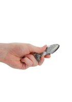 Acrylic Silverchip Butt Plug Set - Silver