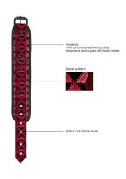 Ouch! - Luxury Hand Cuffs - Burgundy