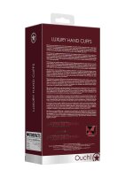 Ouch! - Luxury Hand Cuffs - Burgundy
