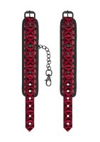 Ouch! - Luxury Hand Cuffs - Burgundy