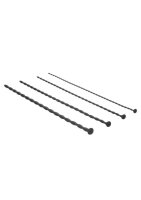 Silicone Spiral Screw Plug Set - Beginner - Black