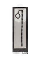 Silicone Plug & Cock Ring Set - Urethral Sounding - Black