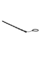 Silicone Plug & Cock Ring Set - Urethral Sounding - Black