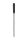 Silcone Vibrating Bullet Plug Extra Long  - Black
