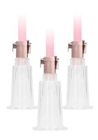 Clitoral Nipple Pump Set Medium Rose Gold
