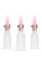 Clitoral Nipple Pump Set Medium Rose Gold