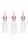 Clitoral Nipple Pump Set Medium Rose Gold