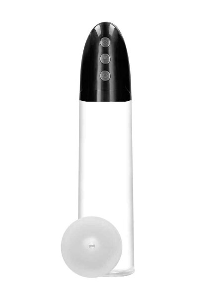 Rechargeable Automatic Cyber Pump with Sleeve  Transparent