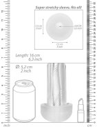 Rechargeable Smart Cyber Pump with sleeve Transparent