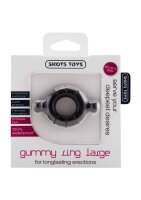 Gummy Ring Large Black